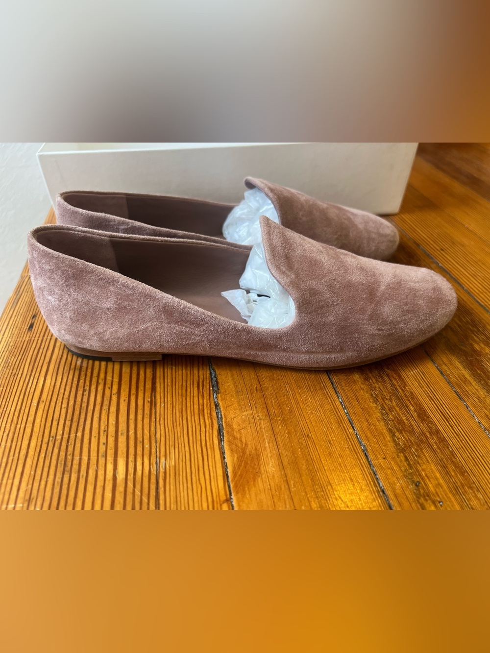 Vince Suede Loafers in (Hydrangea) Mauve Pink